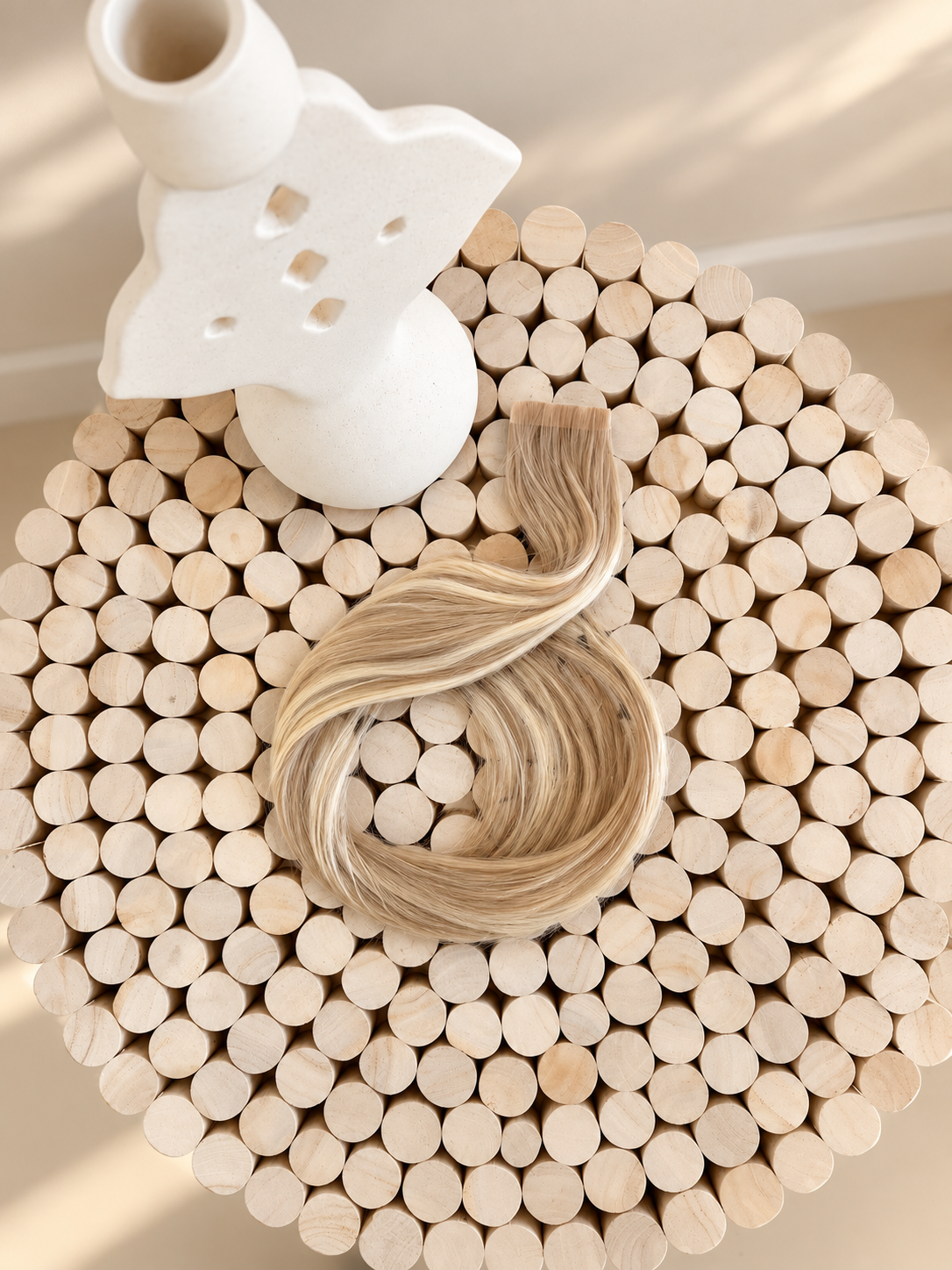 Invisi-Tape hair extensions, 100% Remy human hair, by Tuscany Hair Extensions